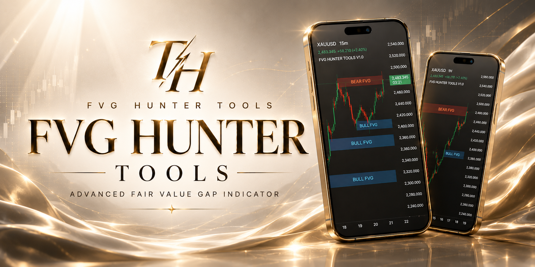 FVG HUNTER TOOLS TradingView indicator